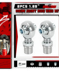 Built Tough 1.25 Inch Heim Joint Rod End Linkage Kit featuring 2 heat treated chromoly balls for robust vehicle steering.