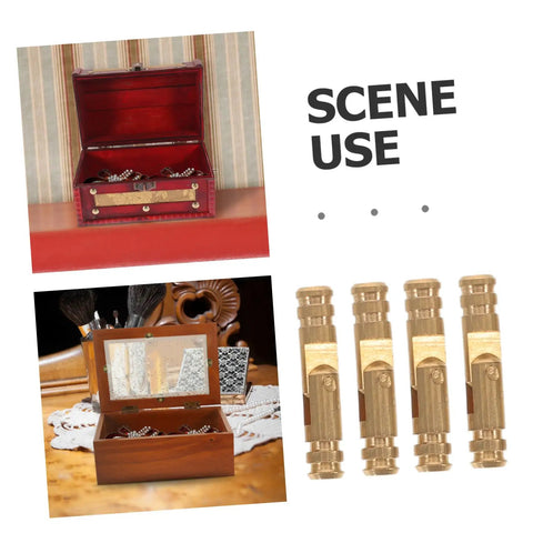 Brass Barrel Hinges For Jewelry Boxes With Slick Hidden Design And Silent Opening Mechanism 25 Piece Set shown with jewelry boxes
