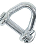 Four Pack Web Sling Shackle With Quick Pin For 2 Inch Straps 8,000 Lbs WLL White Blue Zinc Built Tough For Auto Hauling Towing Recovery And Off Road Use