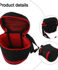 Rugged Heavy Duty Telescope Equipment Storage Bag With Protective Padding And Oxford Cloth Durable Travel Case, interior view.