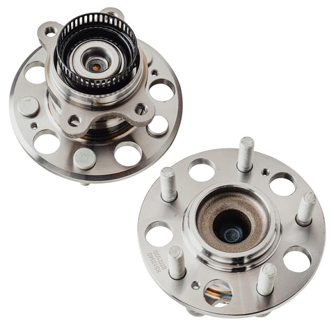Rear Wheel Bearing And Hub Assembly Two Piece Set For 2007 2012 Hyundai Elantra 2.0L With ABS Tone Ring 5 Bolt Lug Pattern