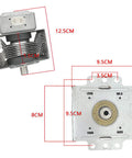 Dimensions of Drop In Microwave Magnetron Replacement 2M303H For Toshiba Frequency Conversion Ovens Compatible With 2M539H