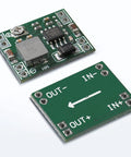Top and bottom view of Six Channel Buck Converter MP1584EN DC-DC Step Down Regulator Module 4.5V To 28V In, 0.8V To 20V Out