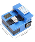 Pro Grade Fiber Optic Cutter With 0.6 Degree Angled Cut, 16 Cutting Points, 125 Micron Coating Diameter, Tungsten Steel Build, Blue