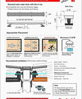 Installation guide for Gold 28 Inch Linear Shower Drain With 2 In 1 Flat And Tile Insert Cover Stainless Steel Brushed Brass