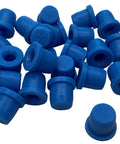 25 Pack Blue Brake Bleeder Screw Caps For Calipers And Grease Zerk Fittings Rubber Dust Covers Keeps Dirt And Moisture Out