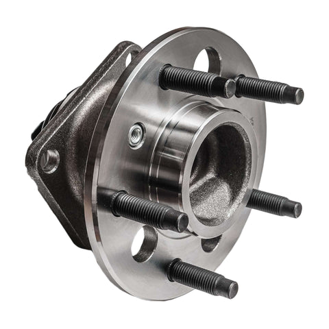Pair Rear Wheel Hub Bearing Assemblies Replacement for Chevy Malibu, Pontiac Grand Am, front view showing 5 lug design