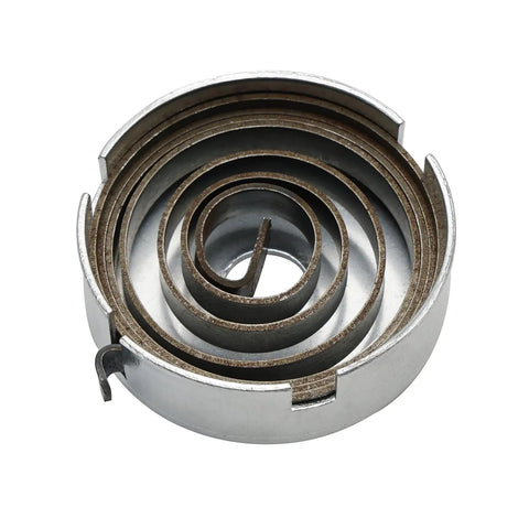 Heavy Duty Drill Press Return Spring Replacement Upgrade with durable steel swirl design, ideal for classic benchtop tools.