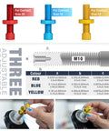 Pro Grade Deutsch Solid Contacts Crimping Tool AWG 26-12 Size 12 16 20 with adjustable positioners and dimensions table