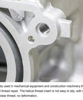 3/8-16 UNC Wire Thread Inserts, 2.5D Helical Coiled Type, 304 Stainless Steel Thread Repair Inserts in machinery