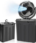 Outdoor Portable Misting Fan With 9L Water Tank And 20000mAh Battery Three Speed Wind And Three Spray Mister Built In Light