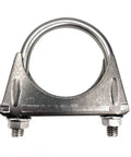Heavy Duty 2.5 Inch Muffler Exhaust Clamp Stainless Steel U Bolt For 2.5 Inch Pipes, Clamp On Tip Pipes Connection, Beefy Yet Reliable Automotive Clamp Built From T201 Stainless