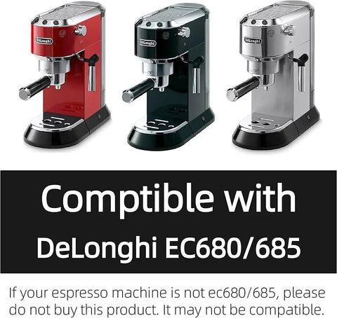 Compatible espresso machines for 51mm Bottomless Portafilter With 3 Ears For Dedica EC680 EC685