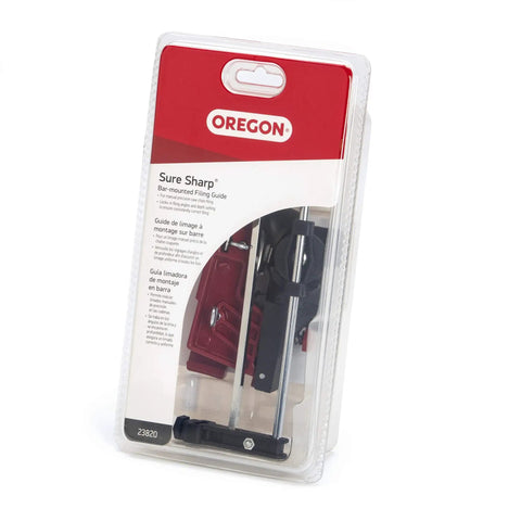 Sure Sharp Chainsaw Manual Filing And Sharpening Guide With Lock In Angles And Depth Settings in retail packaging