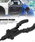 Heavy Duty Dual Handle Rivet Gun Kit With Comfort Grip Handles For M3 To M10 Thread Sizes And Easy Installation Tool Set For Pros And DIYers on car panel