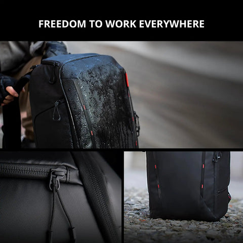 Camera Backpack For Ronin 4D Gear Waterproof Bag For Lenses And Accessories, showing waterproof fabric and rugged design.