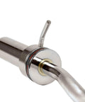 Close-up of 48 Inch Olympic Curl Bar With Rotating Sleeves And Ring Collars For Home Gym, Diamond Knurled Handle, Holds Up To 200 Lb