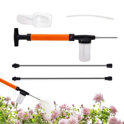 Extended Reach Powder Duster Wand System For Uniform Dusting And Spray Application with rose plants