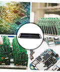 Circuit Board Storage Stand Pack Of 4 ESD Rack Anti Static Shelf PCB Holder in use on workbench with circuit boards