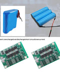 Straight Up Badass 3S 40A Protection Board For 12V Lithium Battery Packs Featuring Heavy Duty Balance Charging And Smart Overload Shields. Image shows battery packs and protection boards.
