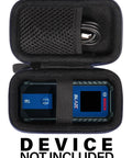 Rugged Protective Case For Bosch GLM100-23 100ft Laser Measure With Backlit Display, Lightweight Yet Tough, Semi Hard Shell Guards Against Drops And Scratches, Keeps Your Laser Measure Safe And Organized On The Job, blue PEVA case with mesh pocket