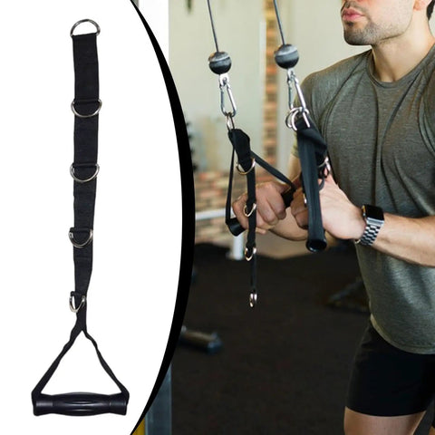 Beast Mode Heavy Duty Exercise Handle For Weight Lifting And Home Gym Workouts 60 cm Length Versatile Resistance Band Handle