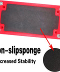 Tough As Nails 300A Power Distribution Block Waterproof Bus Bar Box with M8 terminal studs and non-slip sponge surface for stability.