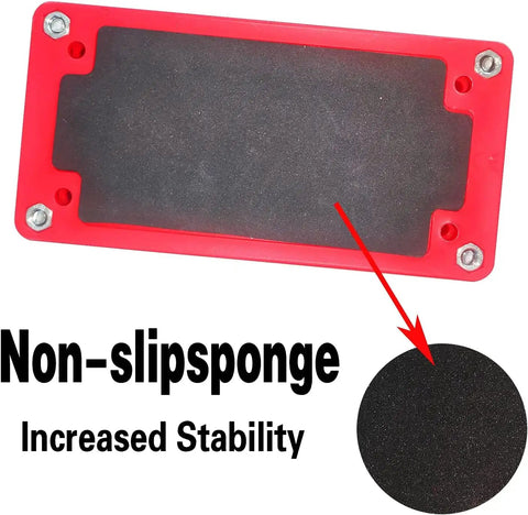 Tough As Nails 300A Power Distribution Block Waterproof Bus Bar Box with M8 terminal studs and non-slip sponge surface for stability.