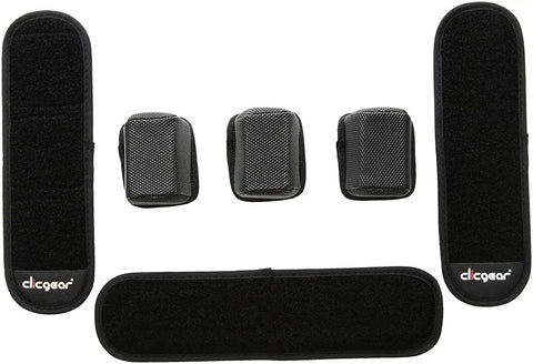 Adjustable Velcro straps and cushions for Stabilizer For Golf Stand Bags On Push Carts That Keeps Your Bag From Shifting Easy Install