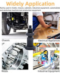 Tough As Nails Carbon Steel Retractable Spring Plunger Ball Nose Push Fit Handle With Return Knob M20 Thread indexing pin shown in applications.