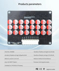 No Fuss Smart Active Battery Balancer Pushing 5.5 Amps Of Rock Solid Precision Across 5S To 21S Setups showing connection ports and capacitors.