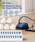20 Pack 3D AirClean Replacement Vacuum Bags For GN Canister Vacuums Compatible With Classic C1 Complete C2 C3 And S Series Models
