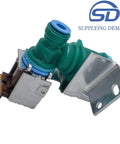 Single Solenoid Refrigerator Water Inlet Valve Replacement For Ice Maker Fits W10238100 And W10498992 WPW10238100 close-up view