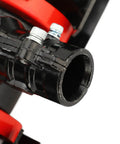 Close-up of heavy duty 9 Tooth Disc Harrow for Deep Tilling and Weed Break Up, aluminum round disk attachment detail