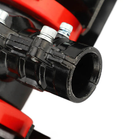 Close-up of heavy duty 9 Tooth Disc Harrow for Deep Tilling and Weed Break Up, aluminum round disk attachment detail