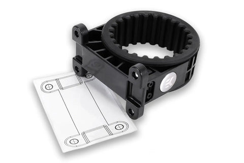 D5 Pump Mount For 60mm D5 Pumps 5.25 Inch Desktop And Server PC Water Cooling Rig With Soft Rubber Shock Absorber and mounting template