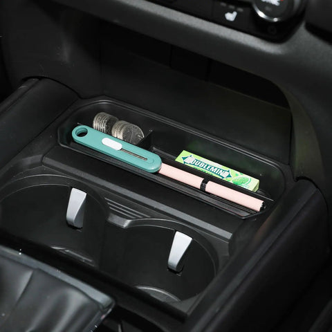 Mazda CX50 Interior Upgrade Kit 4 Pack Center Console Organizer Tray with essentials, ideal for 2023-2025 CX50 Hybrid models