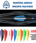 TPU 1.75 Inch Arrow Vanes Kit For DIY Archery Shield Archery Vane With Airflow Groove Rubber Hybrid Bolts Vanes For Crossbow Arrows