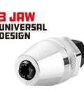 Go To Stud Extractor For Damaged Bolts And Rusted Fasteners showing 3 jaw universal design and 3/8 inch drive