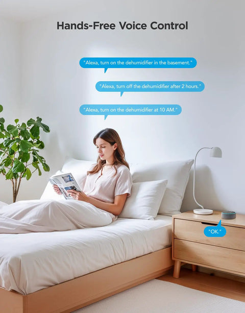 Smart Wifi Dehumidifier With App And Voice Control Alexa Google Compatible Covers Up To Four Thousand Five Hundred Square Feet Heavy Duty Basement Moisture Buster That Totally Slaps For Keeping Rooms Bone Dry And Super Comfy