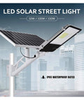 JUDYSSY Courtyard Light Solar Lights Outdoor Garden Led Solar Street Flood Lights 50W/100W/150W Outdoor Lamp mounted with solar panel.