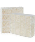 Two white Humidifier Wick Filter For AirCare Spacesaver 8000 Series Evaporative Units Replacement 2 Pack stacked together