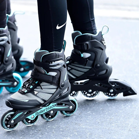 Zetrablade Women's Fitness Inline Skates For Newbie Skaters With High Cuff Support Comfortable Padded Liner Secure Closure