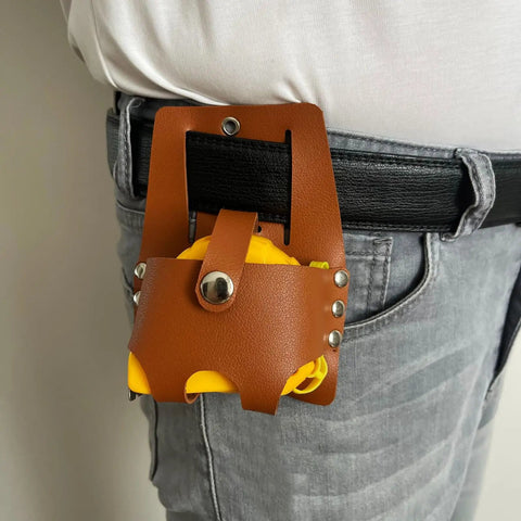 Heavy Duty Multiple Pocket Tool Organizer Built Tough For Hard Hats And Grease Monkeys Holds pliers screwdrivers tape measure on belt.