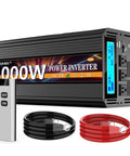 Top Notch 4000 Watt Power Inverter Juices Up Your Rig Converting 12V Dc To 110 Or 120V Ac For Rvs Cars And Off Grid Solar Builds With Wireless Remote Smart Lcd And Fast Charge Ports.