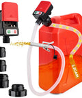 Electric Fuel Transfer Pump With Auto Stop Sensor Prevents Overfills No Spill Easy Pour 3.2 GPM Battery Powered