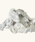 Pile of Recycled Multicolored T Shirt Cloth Rags For Everyday Cleaning, Paint Spills And Stains, Polishing And Dusting, Soft Absorbent Wiping Cloths