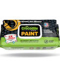 Package of Heavy Duty Paint Cleaning Wipes 100 Count 15 by 10 Inches for Paint Prep and Cleanup Removes Paint Adhesive and Caulk