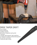 Pro Grade Drift Key For Taper Drill Chucks And Center Key, black Morse taper drift with DIN317 etching, black finish