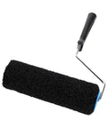 Top Shelf Nine Inch Drywall Texture Roller Cover Heavy Duty Capacity Nylon Design For Flawless Joint Compound Application Slick Wall And Ceiling Finish with black nylon texture.